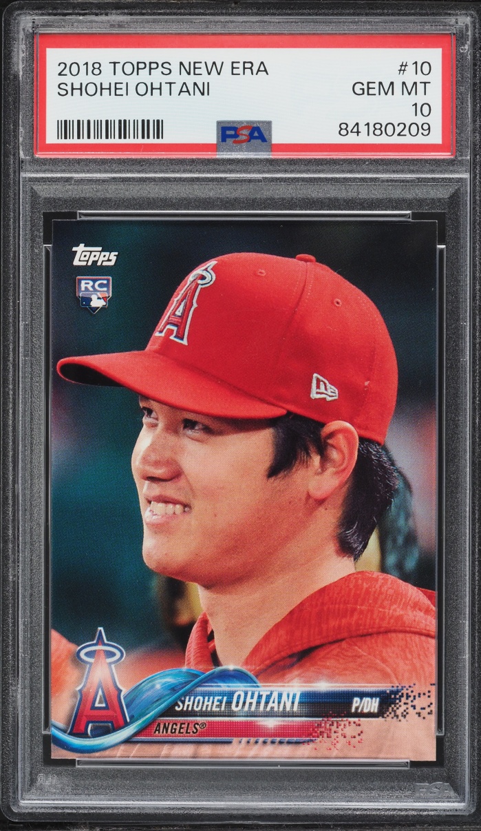 2018 Topps New Era Shohei Ohtani ROOKIE #10 PSA 10 GEM MINT