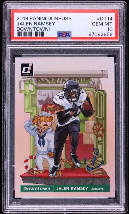 2019 Donruss Downtown! Jalen Ramsey #DT-14 PSA 10 GEM MINT