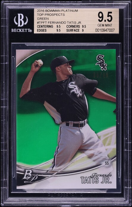 2016 Bowman Chrome Refractor Fernando Tatis Jr. ROOKIE RC AUTO