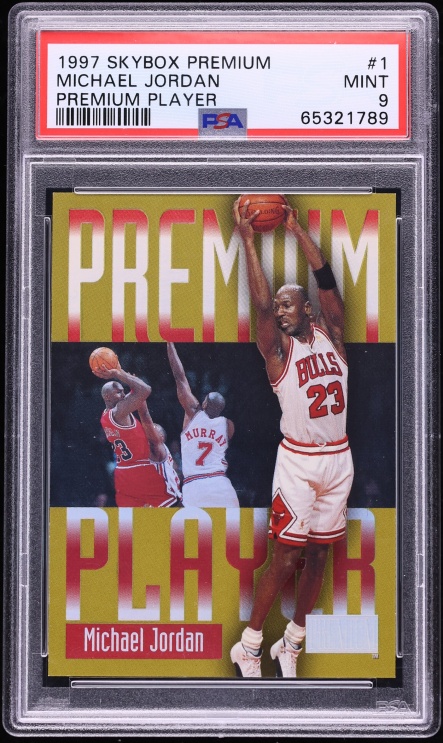 1997 Skybox Premium Player Michael Jordan #PP1 PSA 9 MINT