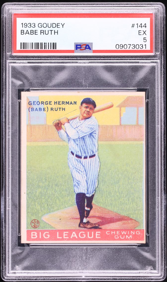 1933 Goudey Babe Ruth #144 PSA 5 EX