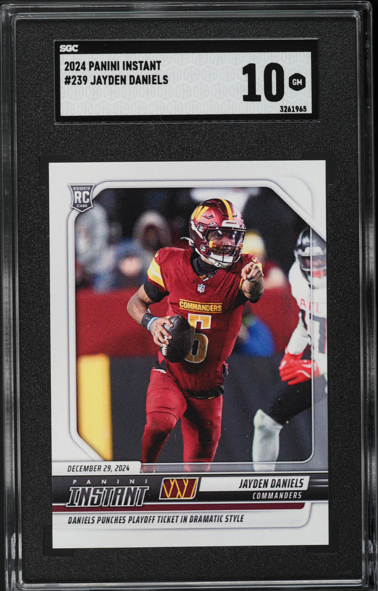 2024 Panini Instant Jayden Daniels ROOKIE #239 SGC 10 GEM MINT