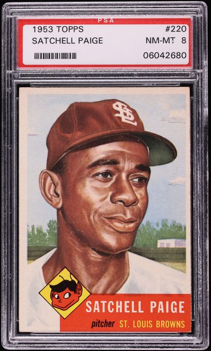 1953 Topps Satchell Paige #220 PSA 8 NM-MT