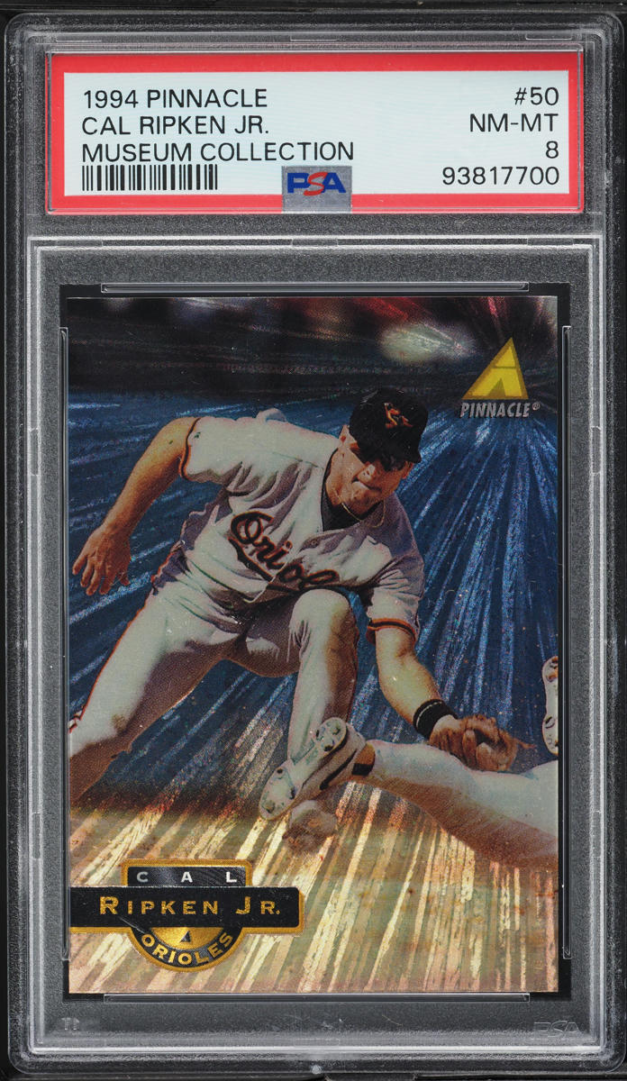 1994 Pinnacle Museum Collection Cal Ripken Jr. #50 PSA 8 NM-MT