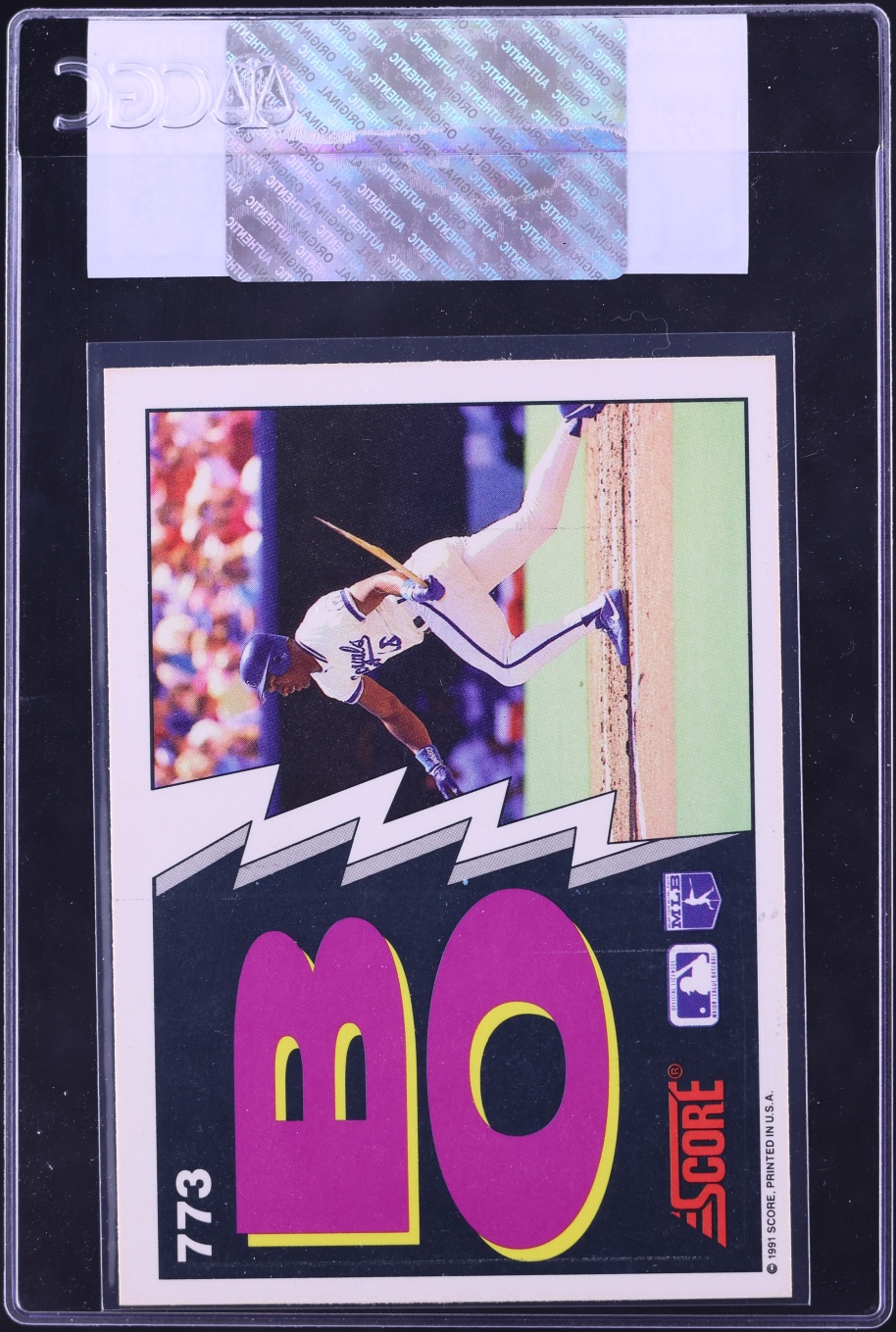 1991 Score Bo Jackson #773 CGC AUTH