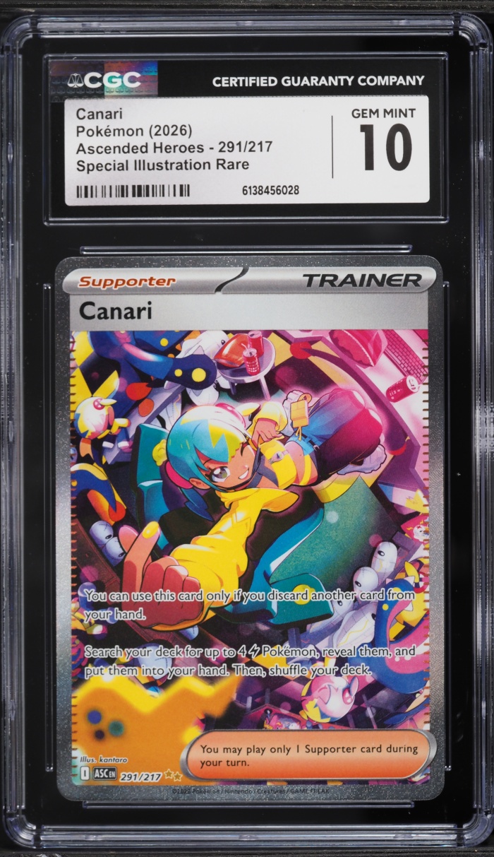 2026 Pokemon Mega Evolution Ascended Heroes SIR Canari #291 CGC 10 GEM MINT