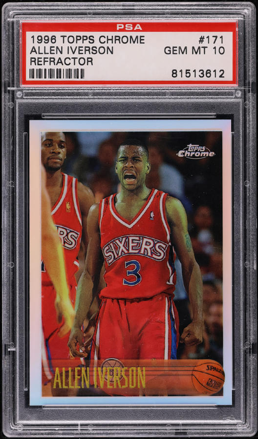 ALLEN IVERSON Bowman Chrome REFRACTOR