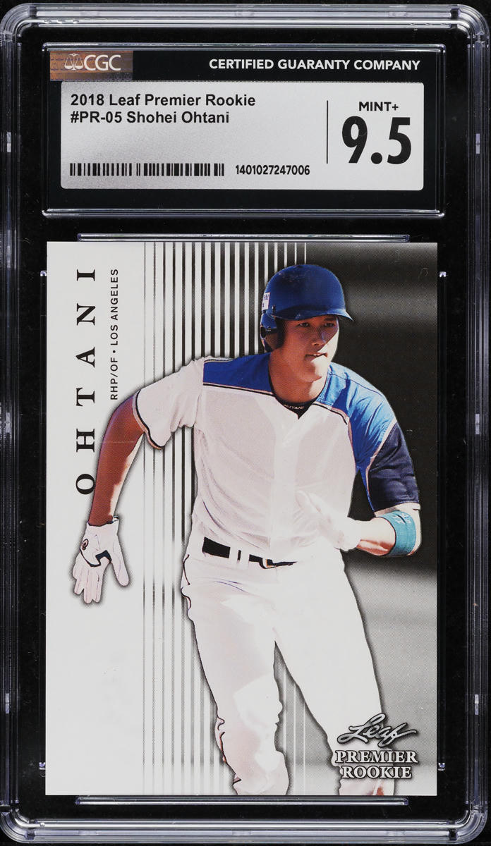 2018 Leaf Premier Shohei Ohtani ROOKIE #PR-05 CGC 9.5 MINT+