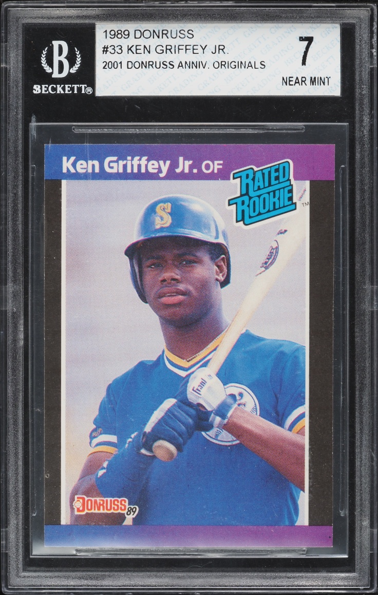2001 Donruss Anniversary Originals '89 Ken Griffey Jr. #33 7 NRMT - Photo 1
