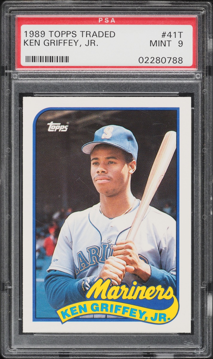 1989 Topps Traded Ken Griffey Jr. ROOKIE #41T PSA 9 MINT - Photo 1