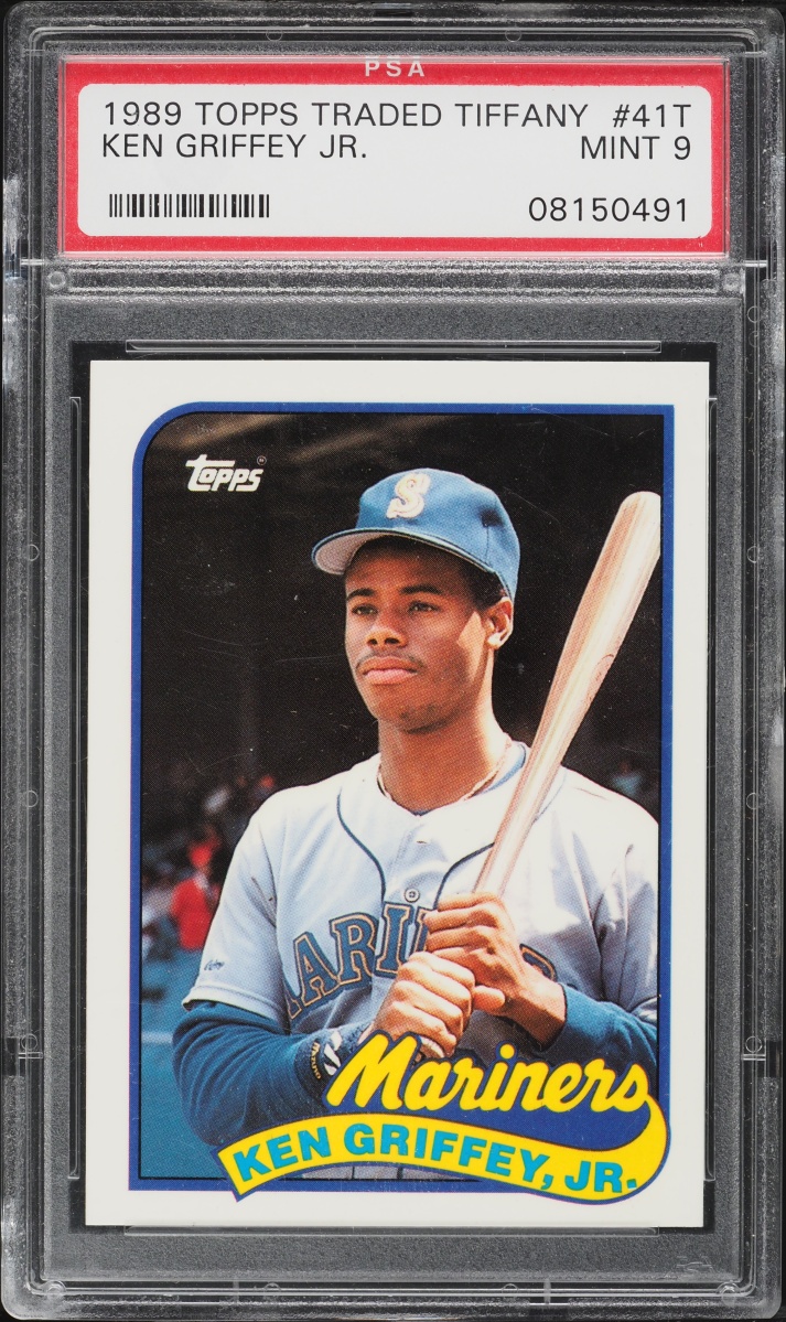 1989 Topps Traded Tiffany Ken Griffey Jr. ROOKIE #41T PSA 9 MINT - Photo 1