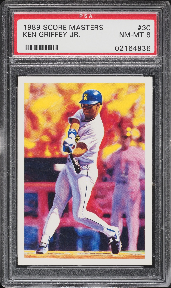 1989 Score Masters Ken Griffey Jr. ROOKIE #30 PSA 8 NM-MT - Photo 1