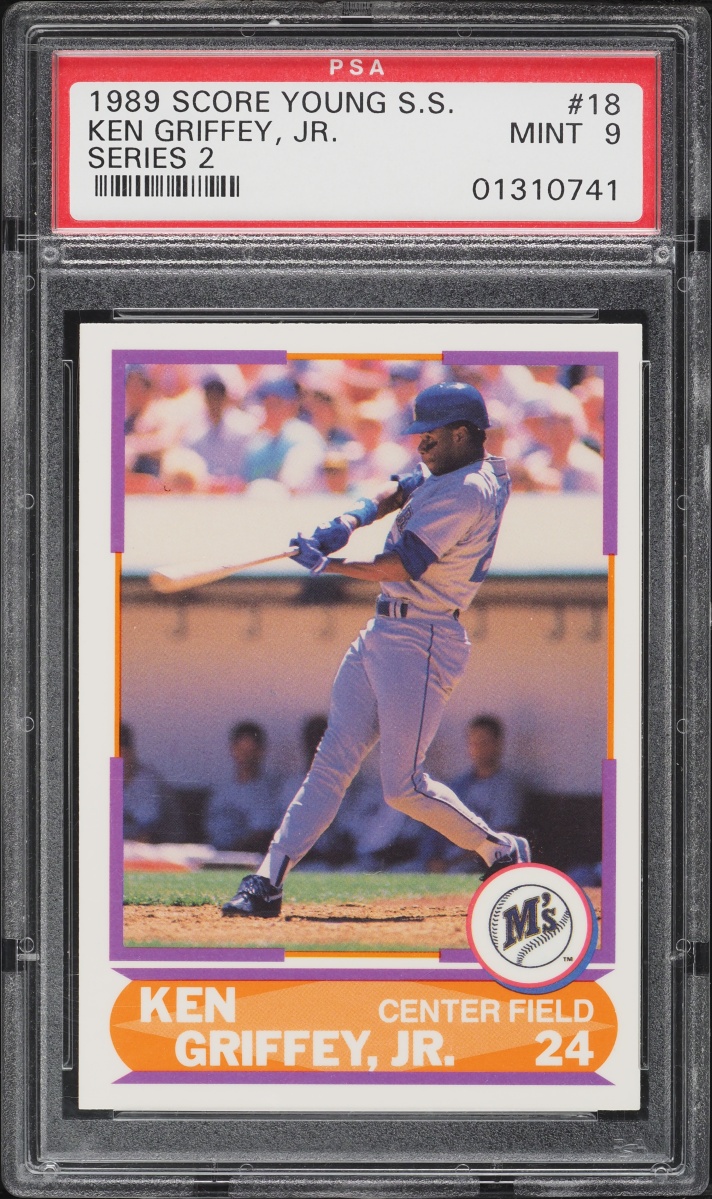 1989 Score Young Superstars Series 2 Ken Griffey Jr. ROOKIE #18 PSA 9 MINT - Photo 1