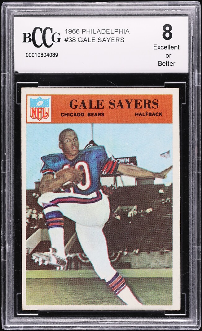 1966 Philadelphia Gale Sayers ROOKIE #38 BCCG 8