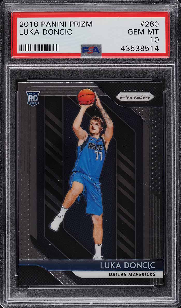 2018 Panini Prizm Luka Doncic ROOKIE RC #280 PSA 10 GEM MINT