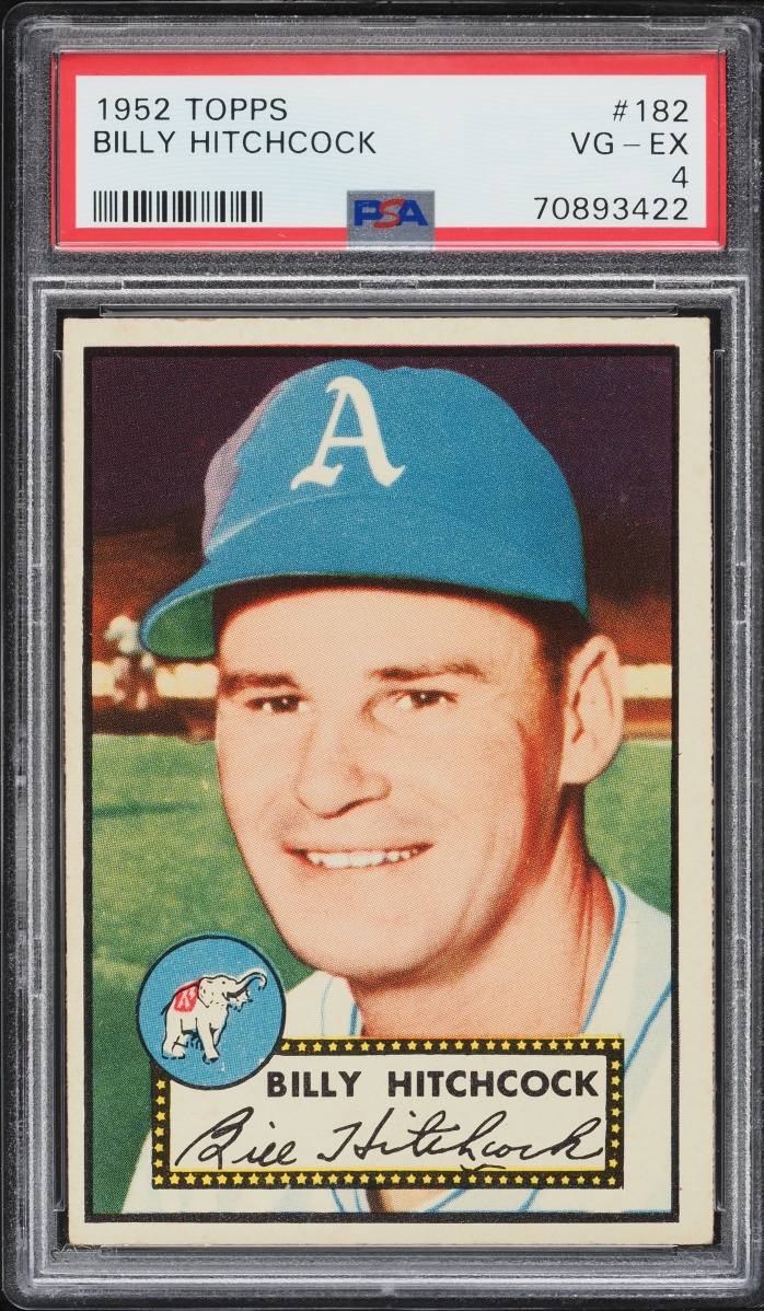 1952 Topps Billy Hitchcock #182 PSA 4 VGEX