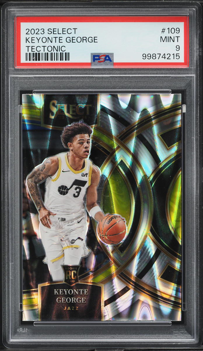 2023 Select Premier Tectonic Keyonte George ROOKIE #109 PSA 9 MINT on ...