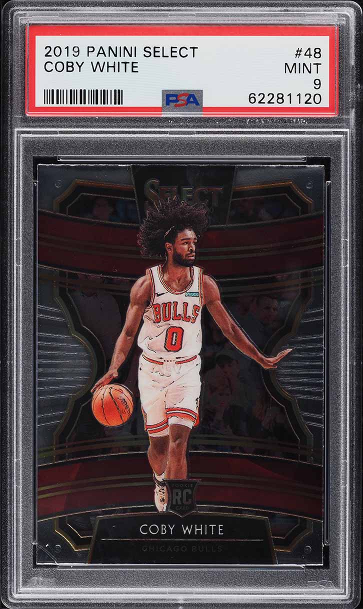 2019 Select Basketball Coby White ROOKIE #48 PSA 10 GEM MINT on