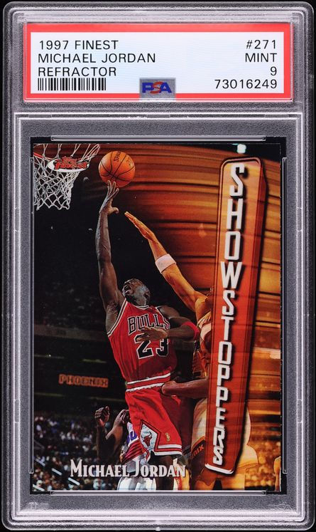 1997 Finest Refractor Michael Jordan #271 PSA 9 MINT - Photo 1
