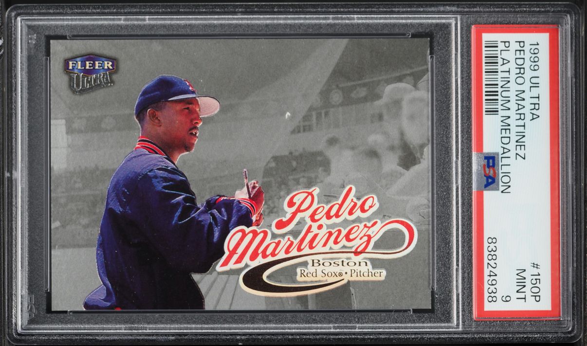 1999 Ultra Platinum Medallion Pedro Martinez /99 #150P PSA 9 MINT - Photo 1
