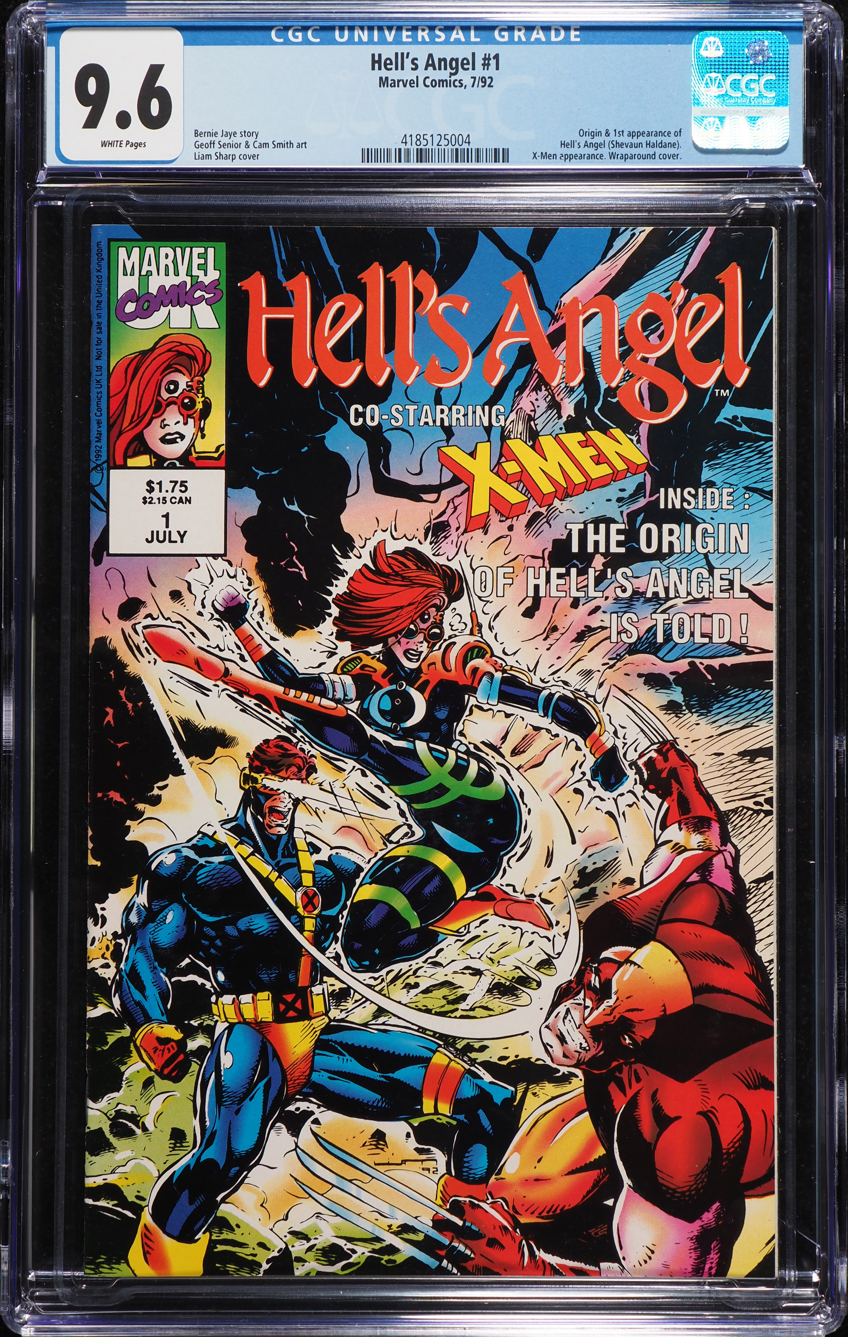 Hell's Angel #1 (Marvel, 1992) CGC 9.6 White Pages