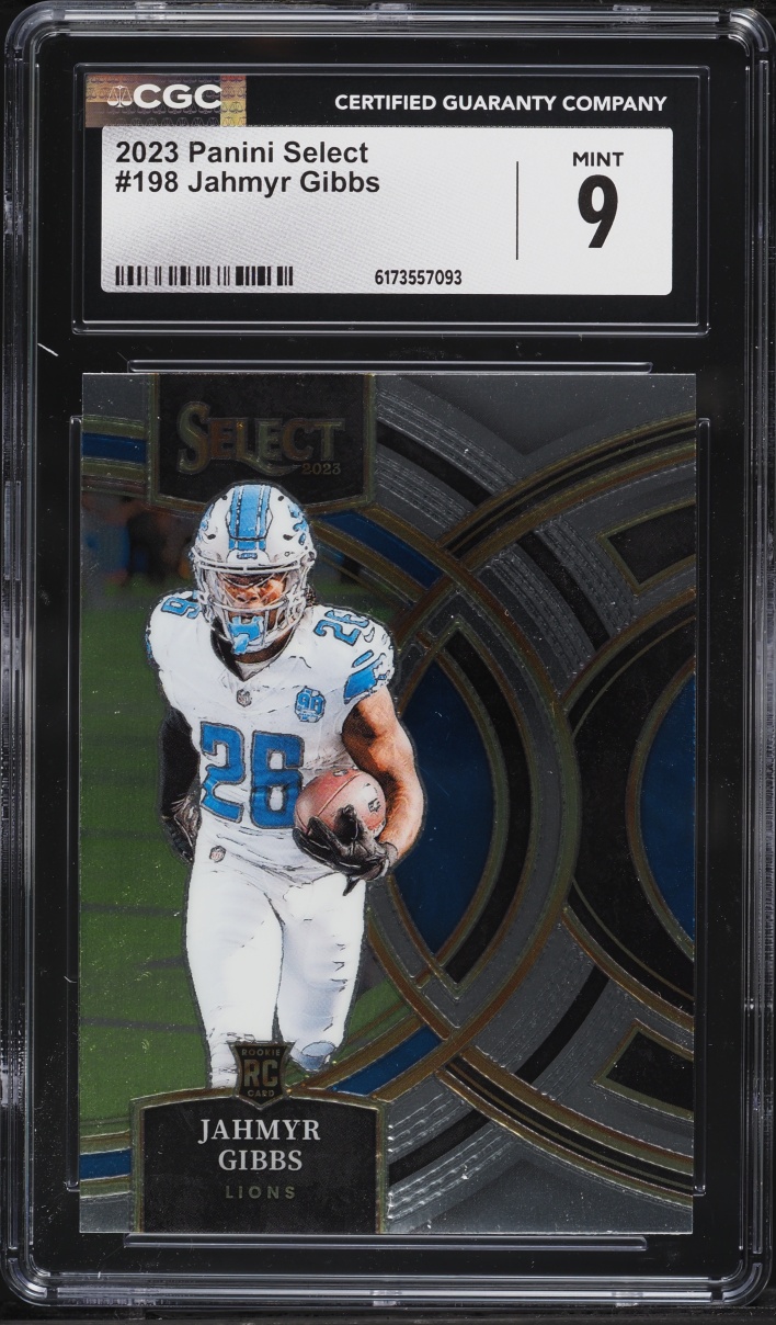 2023 Select Premier Jahmyr Gibbs ROOKIE #198 CGC 9 MINT