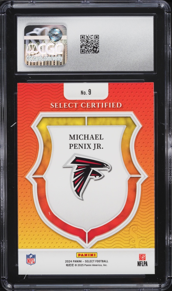 2024 Select Certified Michael Penix Jr. ROOKIE #9 CGC 10 GEM MINT