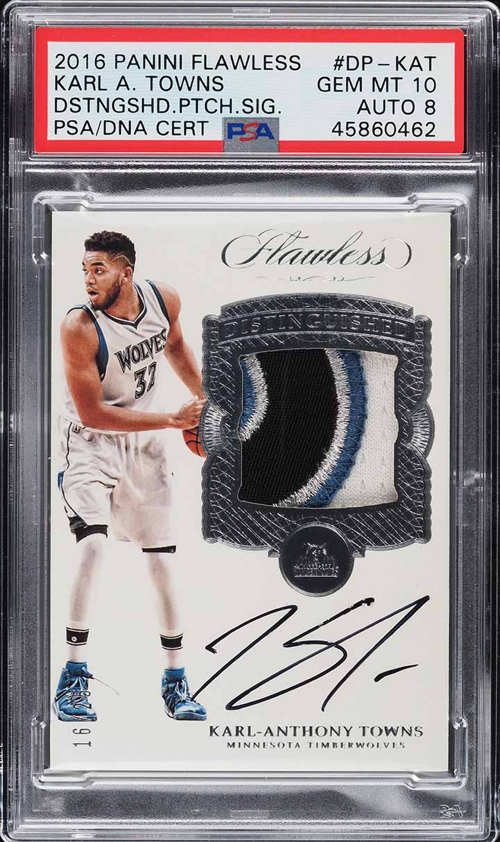 panini FLAWLESS Karl-Anthony Towns 良部 panini FLAWLESS Karl