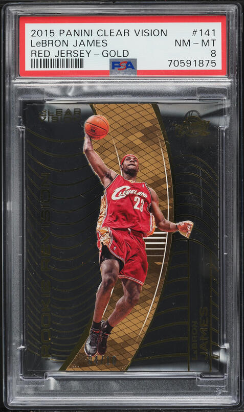 2018 Panini Contenders Optic Gold LeBron James 1/10 #100 BGS 9.5
