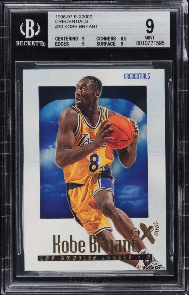 graded kobe bryant rookie cards 1997-98 Fleer - Kobe Bryant - Rookie Reward #3