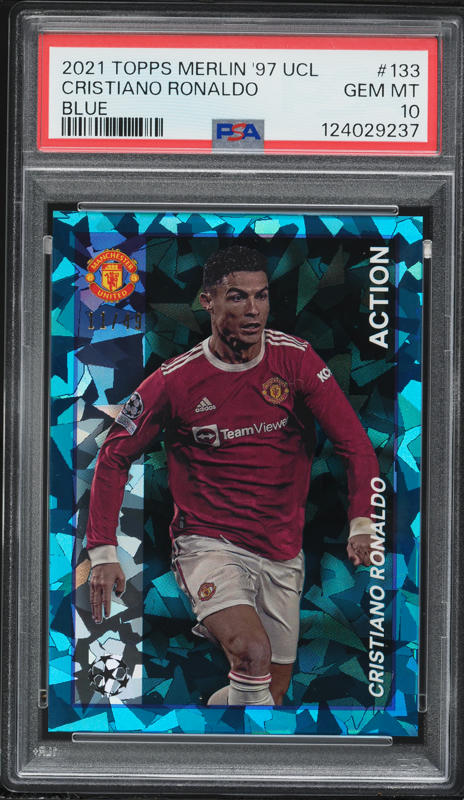 2018 Topps Chrome UEFA Superfractor Cristiano Ronaldo AUTO 1/1