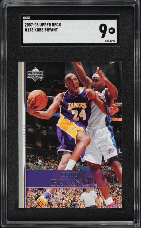 2007 UD Chronology Timeless Memories Gold Kobe Bryant AUTO