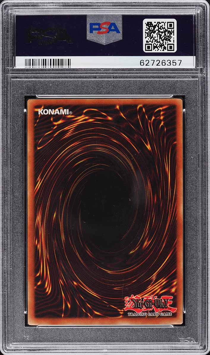 2002 Yu-Gi-Oh! Legend Of Blue-Eyes 1st Edition Dark Magician #LOB-005 PSA 10 GEM