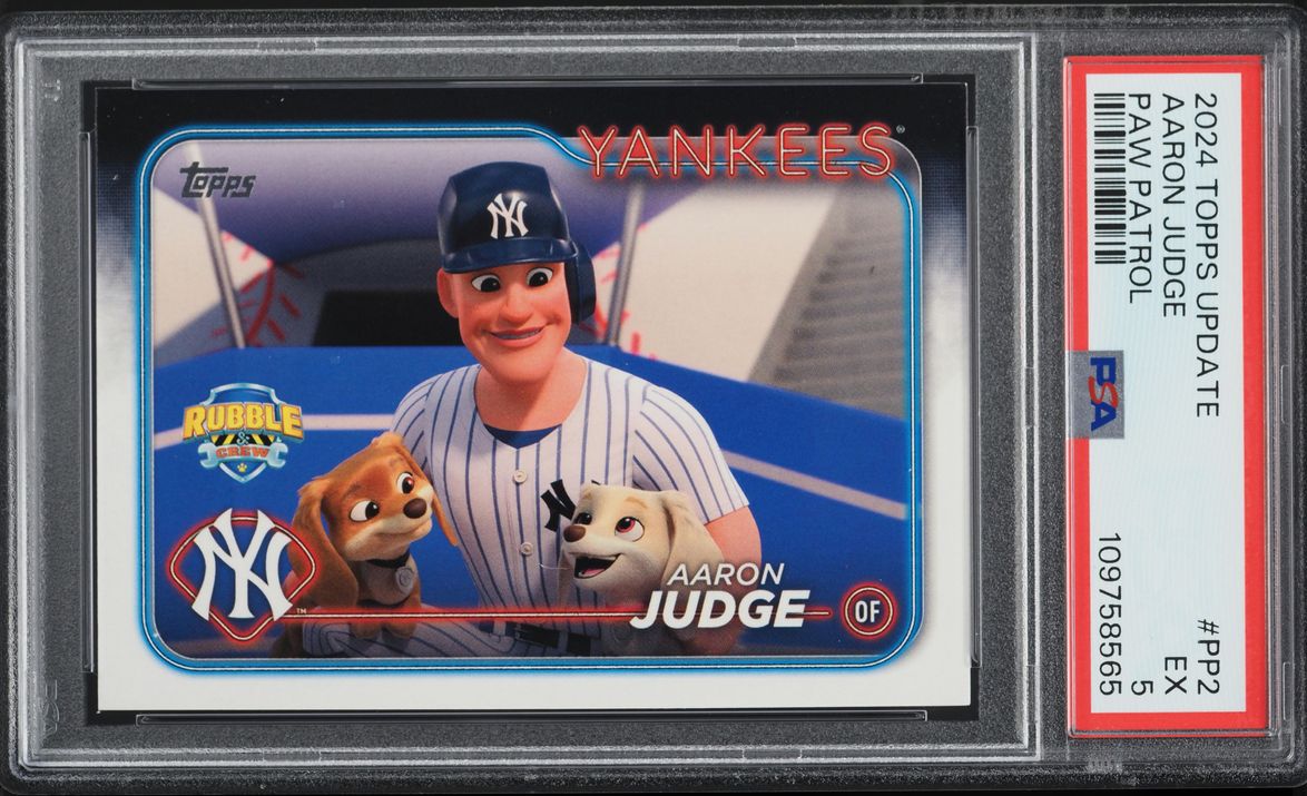2024 Topps Update Paw Patrol Aaron Judge #PP-2 PSA 5 EX