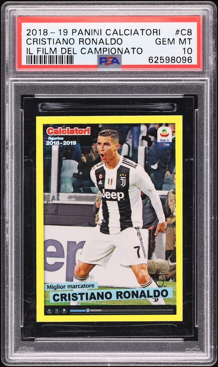 2018 Panini National Convention Magnetic Fur Cristiano Ronaldo /99