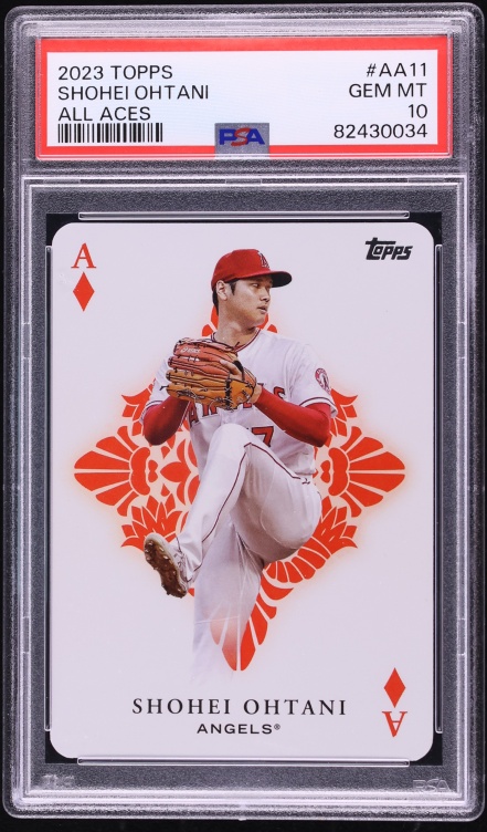 2023 Topps All Aces Shohei Ohtani #AA-11 PSA 10 GEM MINT
