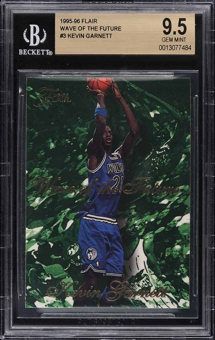 1995 Skybox E-XL Blue Kevin Garnett ROOKIE #49 PSA 9 MINT on