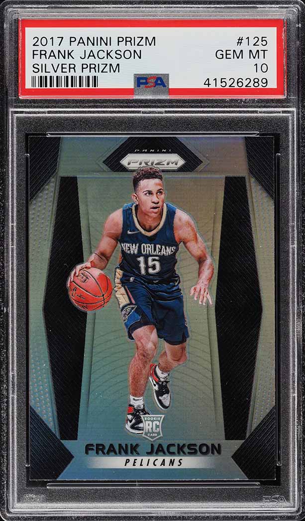 2017 Panini Prizm Silver Prizms Frank Jackson ROOKIE RC #125 PSA 10 GEM MINT