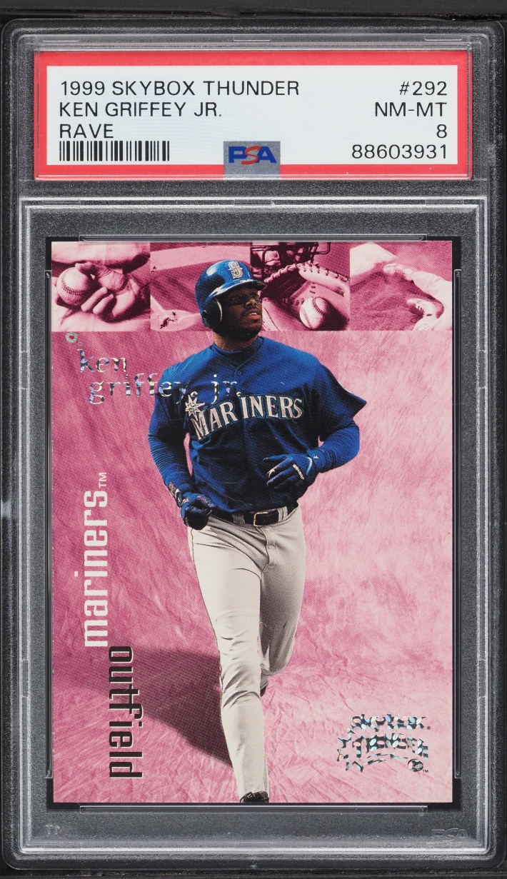 1999 Skybox Thunder Rave Ken Griffey Jr. /150 #292 PSA 8 NM-MT