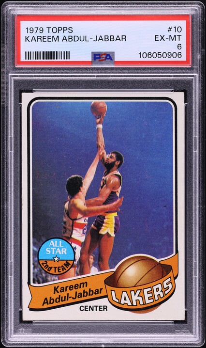 その他 NBA 1975 Kareem Abdul Jabbar PSA7 NBA 1975 Kareem Abdul Jabbar PSA7
