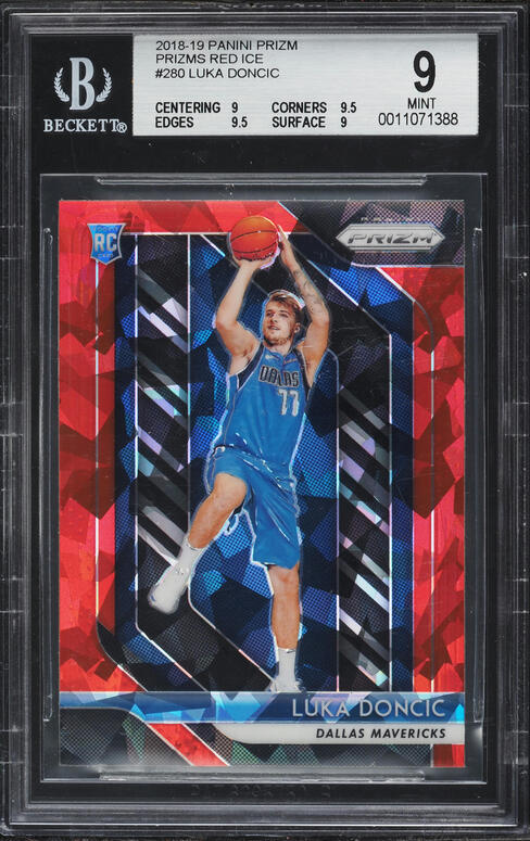 2018 Panini Prizm Silver Luka Doncic ROOKIE RC #280 PSA 10 GEM