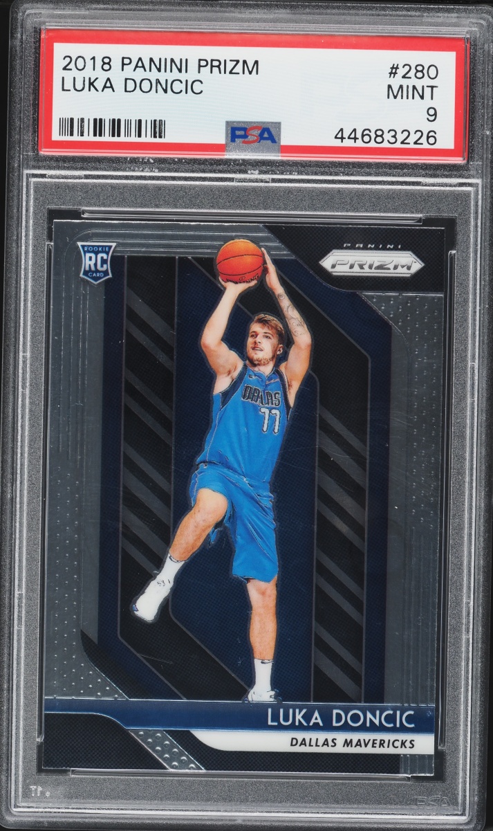 2018 Panini Prizm Luka Doncic ROOKIE #280 PSA 9 MINT