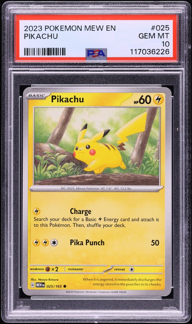 2023 Pokemon Scarlet & Violet 151 Pikachu #25 PSA 10 GEM MINT