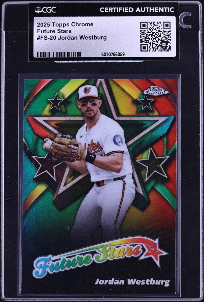 2024 Topps Chrome Jordan Westburg ROOKIE AUTO DNA 10 #RA-JWE