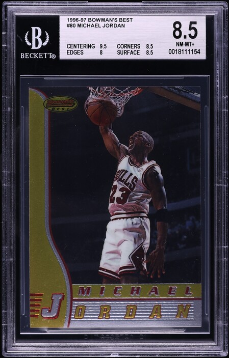 1996 UDA SPx Record Breaker Michael Jordan AUTO /250 #R1 BGS