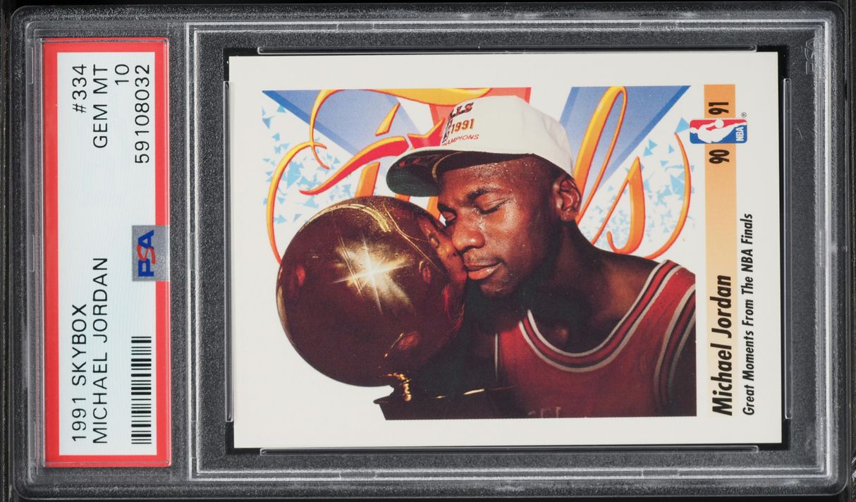 1991 Skybox Basketball Michael Jordan #334 PSA 10 GEM MINT