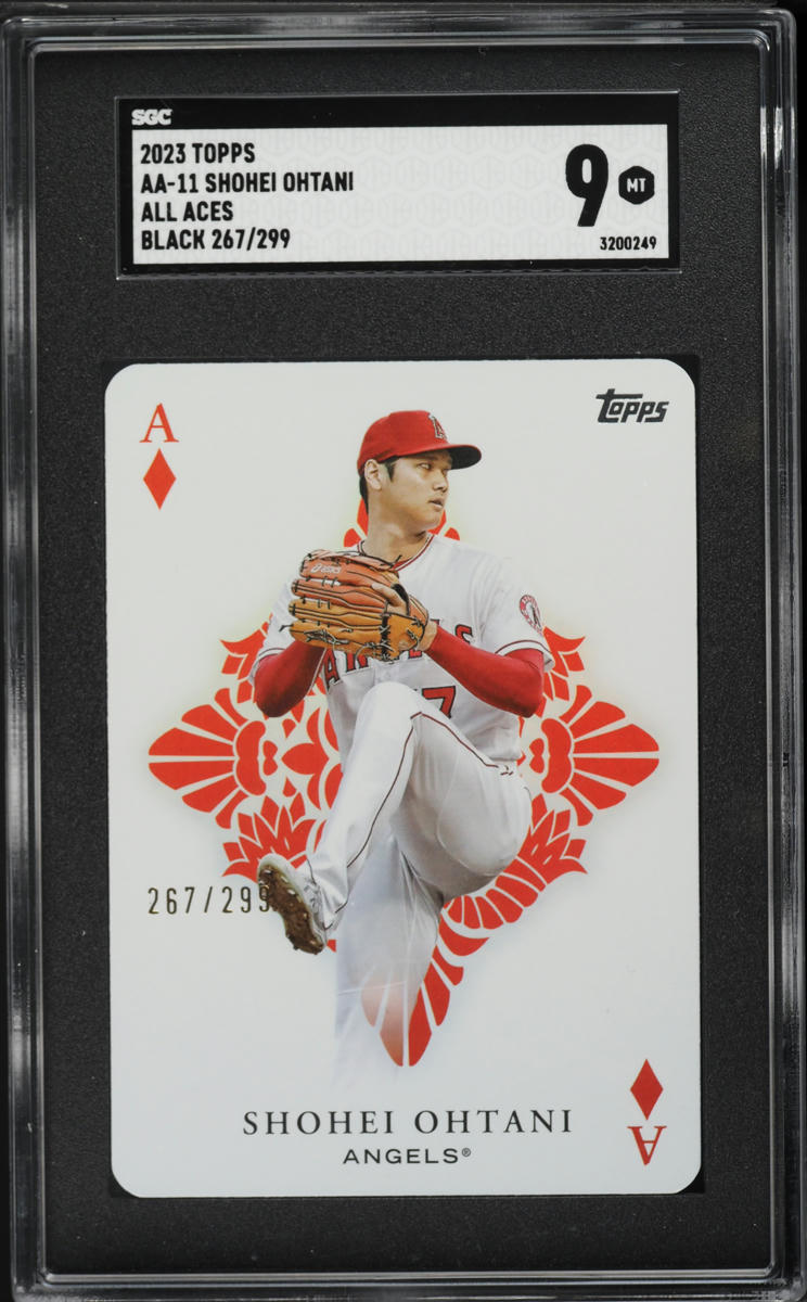 2023 Topps All Aces Black Shohei Ohtani /299 #AA-11 SGC 9 MINT