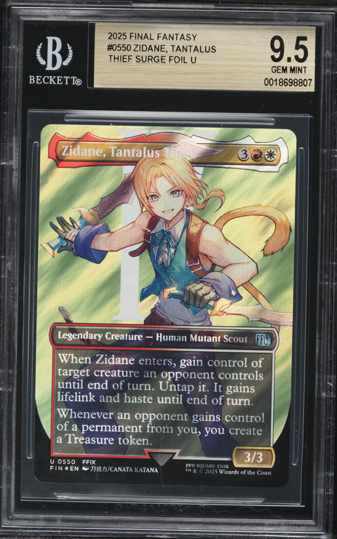 2025 MTG Final Fantasy Zidane, Tantalus Thief Borderless Surge