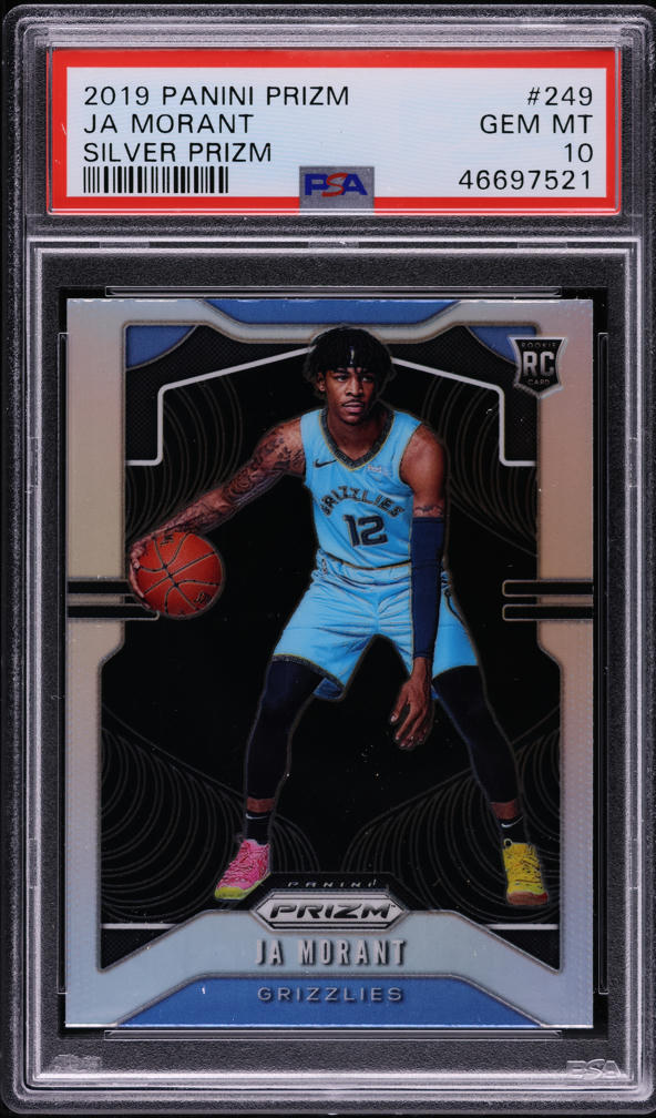2019 Panini Mosaic Silver Prizm Ja Morant ROOKIE #219 PSA 10