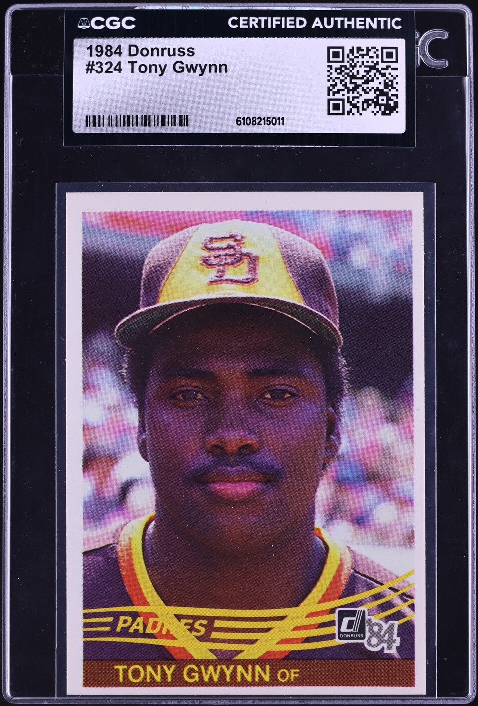 1984 Donruss Tony Gwynn #324 CGC AUTH